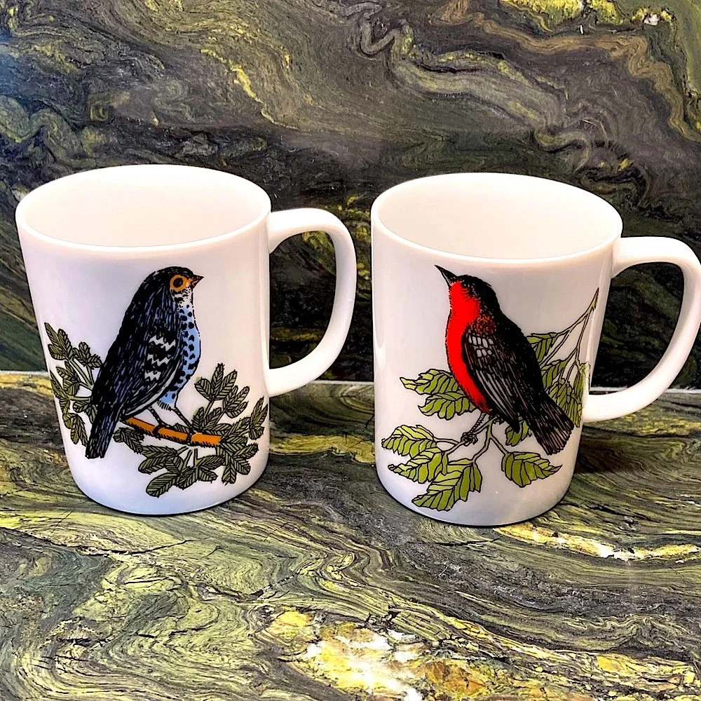 Fitz and Floyd Bird Tea Set Mugs Porcelain Vintage Home Decor Dining - Picture 3 of 16